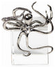 Decorative Octopus Figurine, Silver