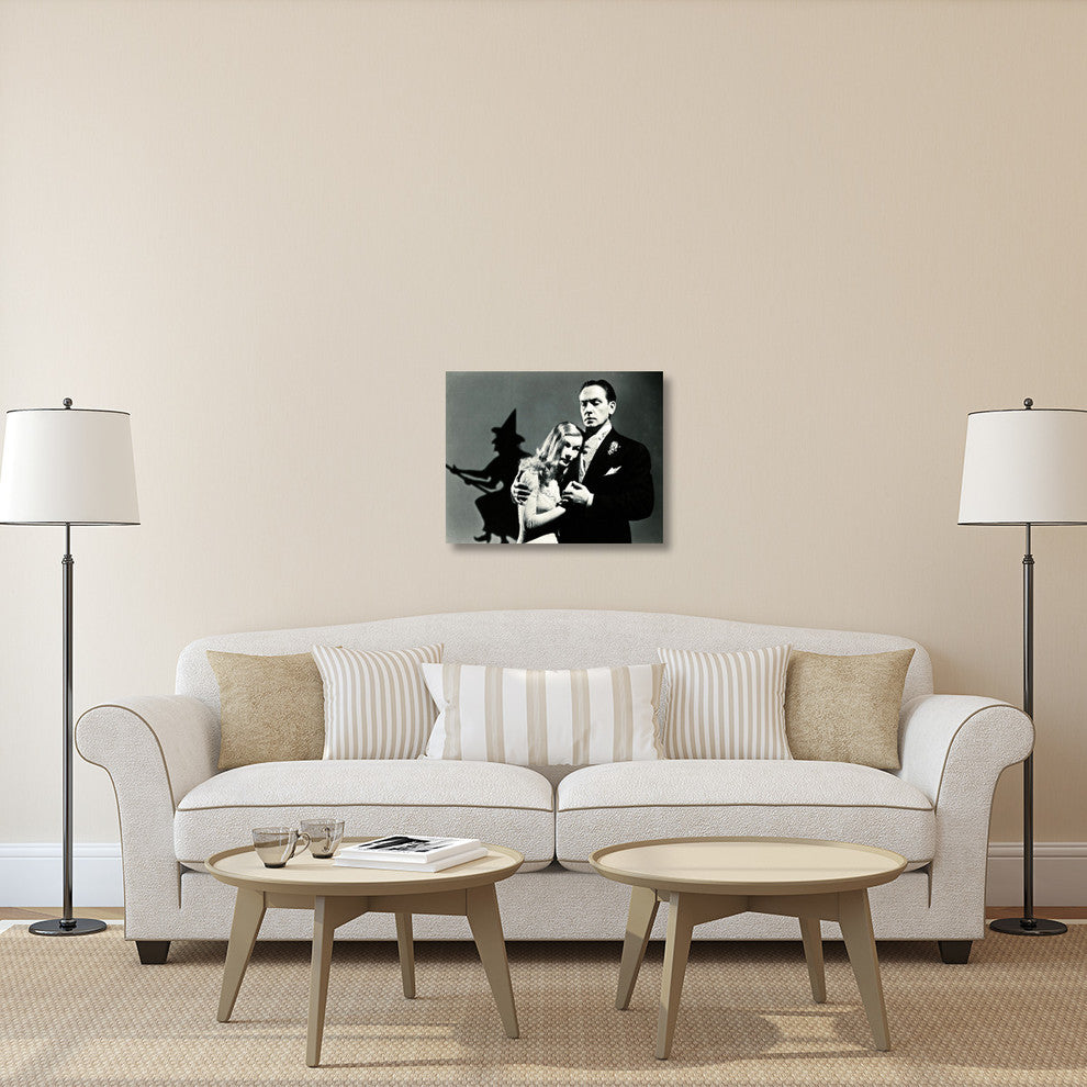"I Married a Witch - Veronica Lake" Canvas Giclee, 30"x24"