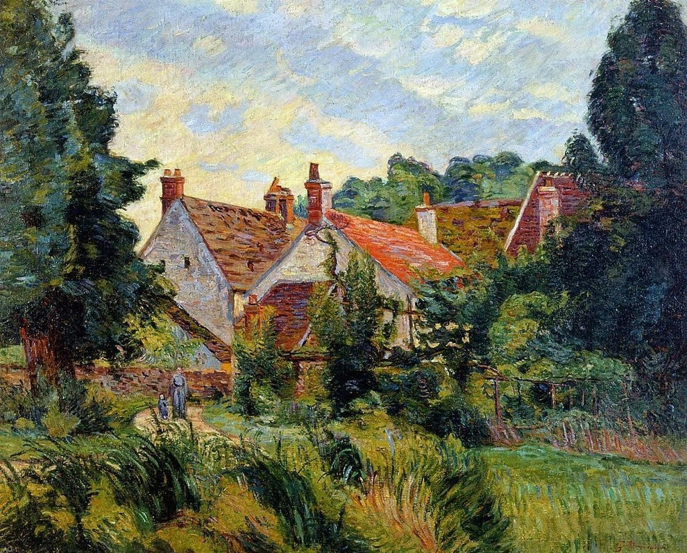 Armand Guillaumin Epinay-sur-Orge, 20"x25" Gallery Wrapped Canvas Print