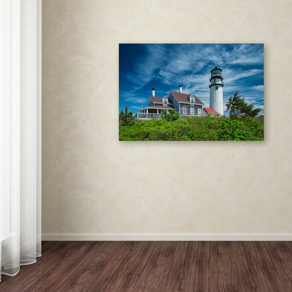 Michael Blanchette Photography 'Cape Cod Light' Canvas Art, 32"x22"