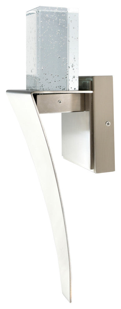 Catania LED Integrated Satin Nickel Wall Light