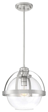 Pendleton 1-Light Pendant, Satin Nickel