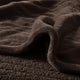 Beautyrest Solid Microlight Heated Blanket, Chocolate, Full