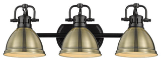 Golden Lighting 3602-BA3 Duncan 3 Light 25"W Bathroom Vanity - Matte Black /