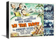 "Abbott & Costello - In The Navy" Canvas Giclee, 16"x12"