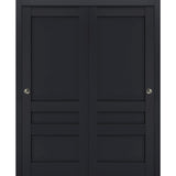 Sliding Bypass Doors 48 x 96, Veregio 7411 Antracite
