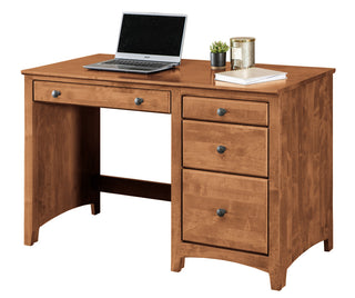4 Drawer Desk, Tuscan Brown