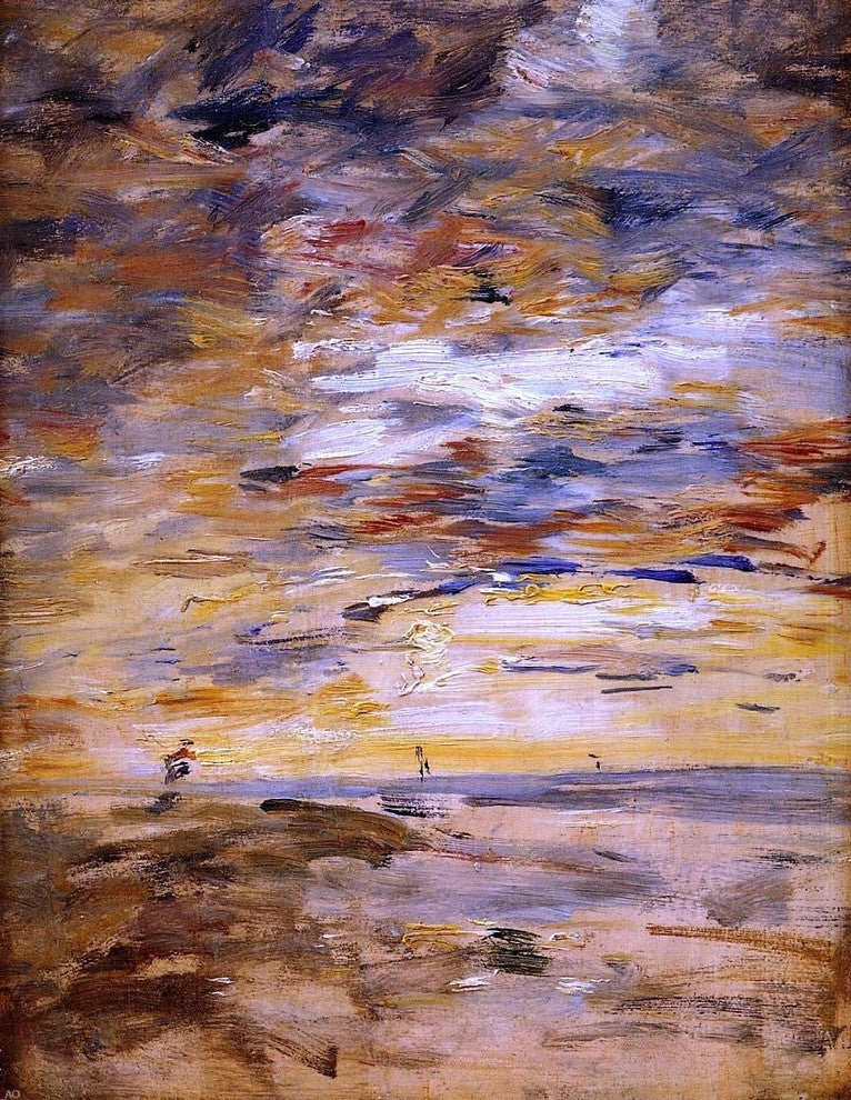 Eugene-Louis Boudin Sky at Sunset, 21"x28" Wall Decal Print