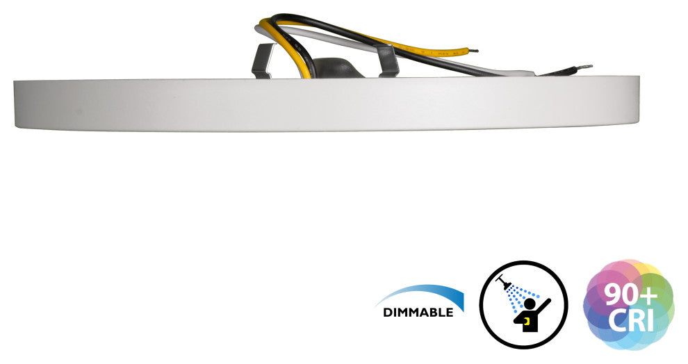 DSE9 9" Edge-Lit LED Surface Mount Downlight, Round, 4000k