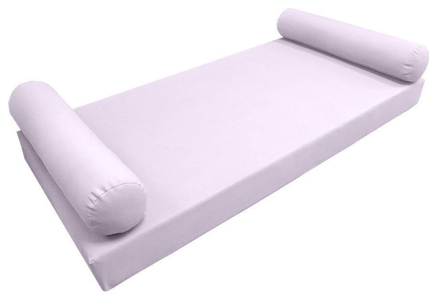 Style5 Twin Knife Edge Outdoor Mattress Bolster Slip Cover COMPLETE SET AD107