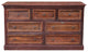 Trestle 7-Drawer Dresser, Brown