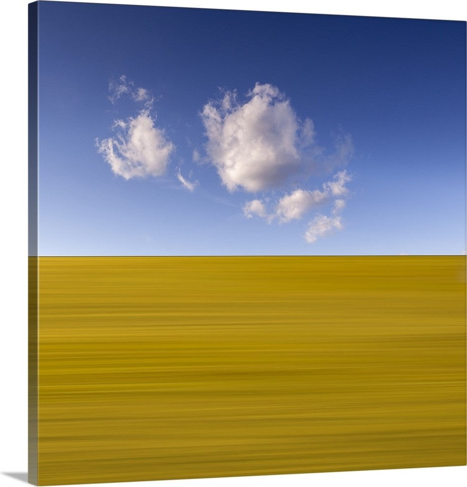 "Sky And Land" Wrapped Canvas Art Print, 35"x35"x1.5"
