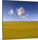 "Sky And Land" Wrapped Canvas Art Print, 35"x35"x1.5"