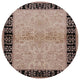 Ahgly Company Indoor Round Mid-Century Modern Area Rugs, 5' Round