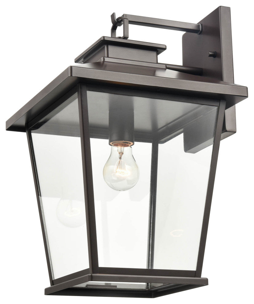 1 Light 11 in. Powder Coat Bronze Outdoor