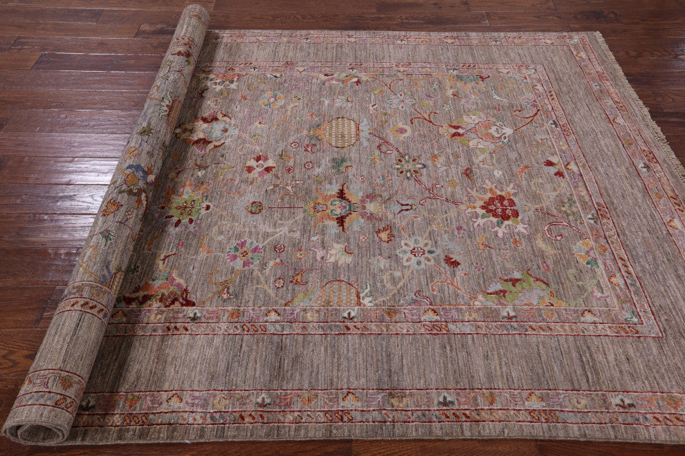 Handmade Persian Tabriz Rug 5' 9" X 8' 0" Q7611