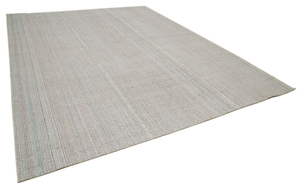 Rug N Carpet - Handmade Turkish 10' 0'' x 13' 3'' Decorative Wool Kilim Rug