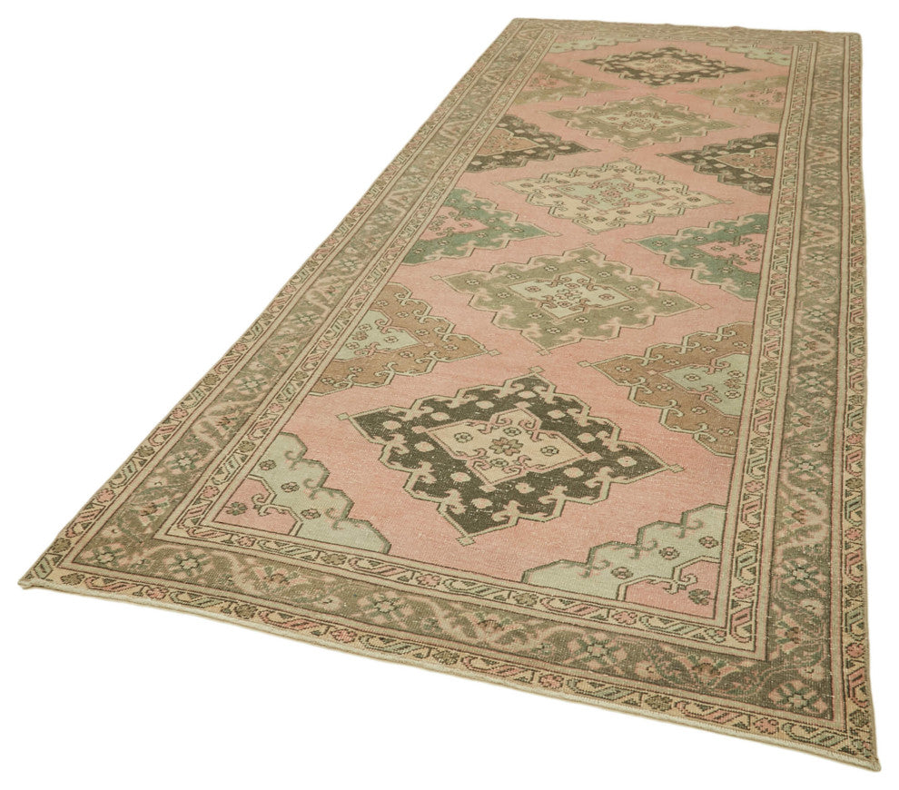 Rug N Carpet - Handmade Oriental 4' 9" x 12' 9" One-of-a-Kind Runner Rug