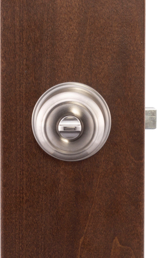 Keyed Entry Knob, Satin Stainless