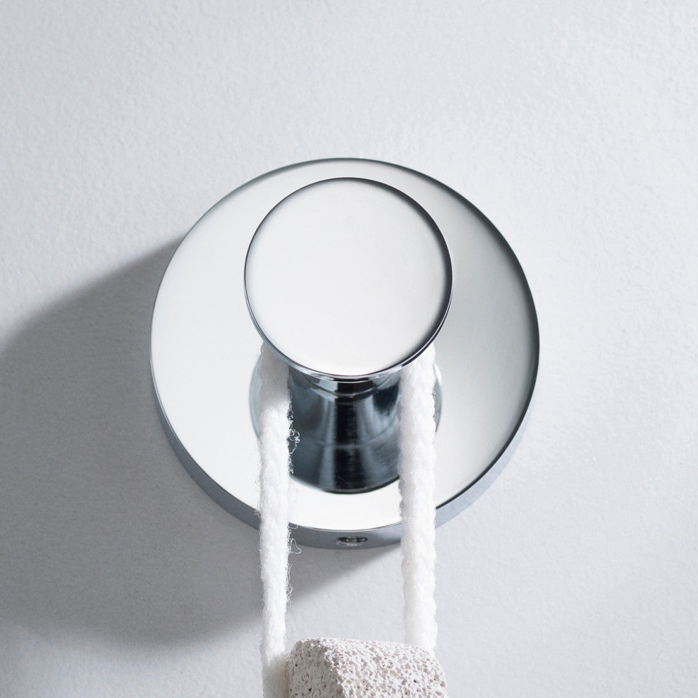 Elie Bathroom Robe and Towel Hook, Chrome