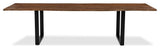 Athea Butterfly Dark live Edge Dining Table - 84"