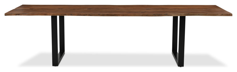 Athea Butterfly Dark live Edge Dining Table - 84"