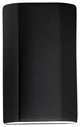 Ambiance Cylinder, Closed Top Wall Sconce, Matte Black, Dedicated LED