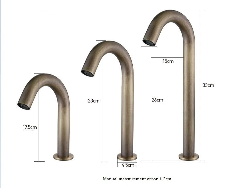 Fontana Antique Touchless Infrared Commercial Motion Sensor Faucet