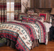 Takoma Wildlife Striped Bedding Set, King
