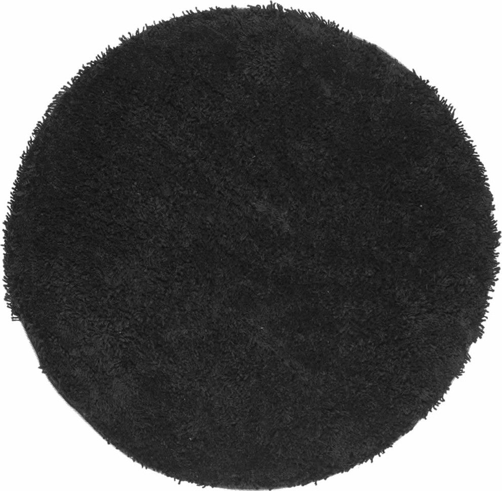Safavieh Shag 200 SG240L 4' Round Black Rug
