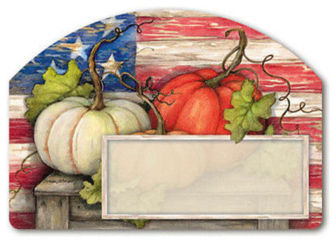 Studio M Patriotic Pumpkins Yard DeSign