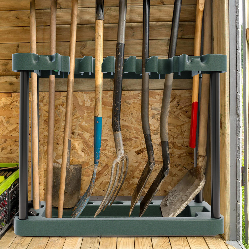 Garden Tool Storage Rack- Portable  40 Tool Capacity by Stalwart