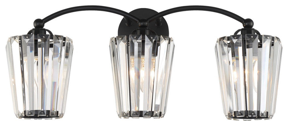 3-Light Vanity, Black