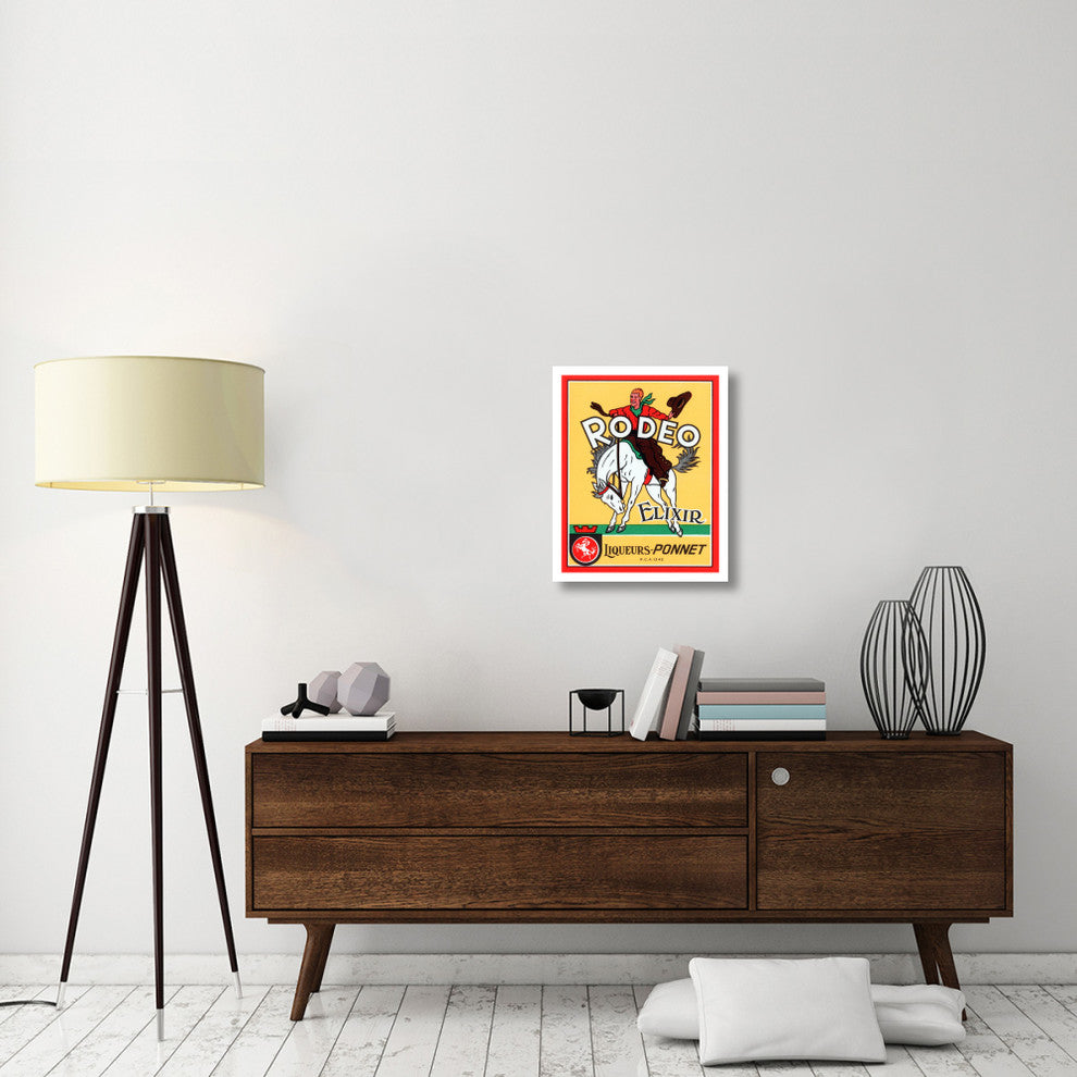 "Rodeo Elixir" Digital Paper Print by Vintage Booze Labels, 20"x24"