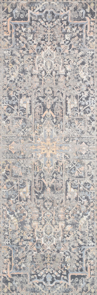 Lucia Rug, Charcoal and Multi, Charcoal/Multi, 2'8"x10'