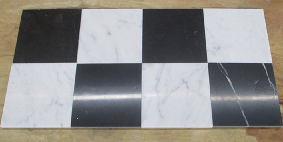 6x6 Carrara White Carrera Marble Honed Matte Venato Bianco Tile, 100 sq.ft.