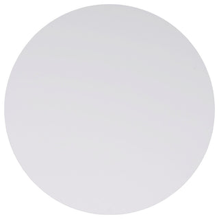 Jamestown Round Coffee Table Scandinavian White and White Metal