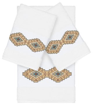 Gianna 3 Piece Embellished Towel Set