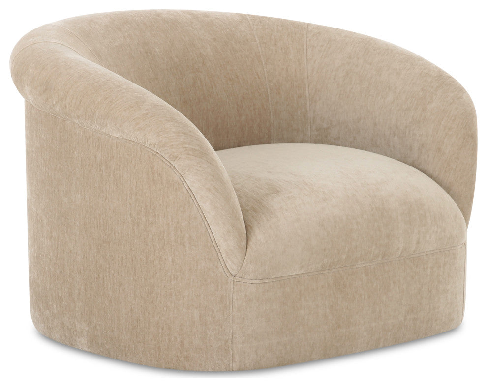 Thora White Upholstery Lounge Chair