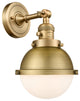 INNOVATIONS 203SW-BB-HFS-61-BB 1-Light Sconce Brushed Brass