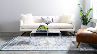 Unique Loom Gray Baracoa Prado 5' 5 x 8' 0 Area Rug
