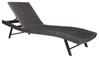 Twin Faro Chaise Lounge - Dark Brown