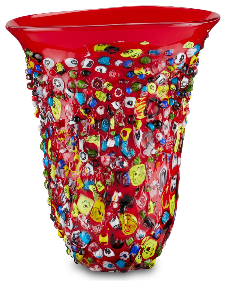 Rosso Glass Vase