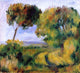 Pierre Auguste Renoir Breton Landscape, Trees and Moor Wall Decal