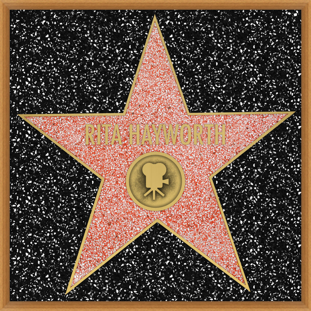 Rita Hayworth Star, Giclee Reproduction Artwork