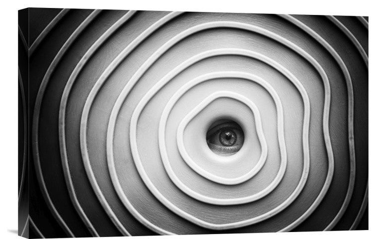 "Little Spy" Stretched Canvas Giclee by Frank Dalemans, 18x12"