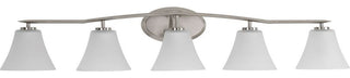Bravo Collection 5-Light Bath Light, Brushed Nickel