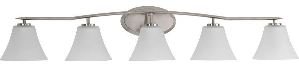 Bravo Collection 5-Light Bath Light, Brushed Nickel
