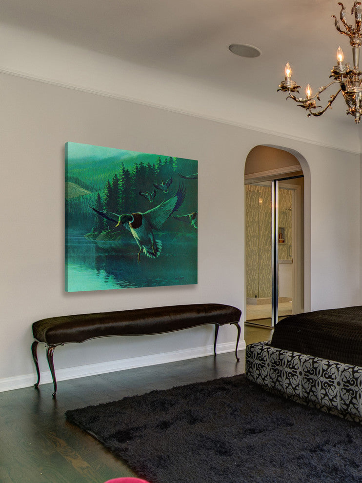 "Mallard Duck" Painting Print on Wrapped Canvas