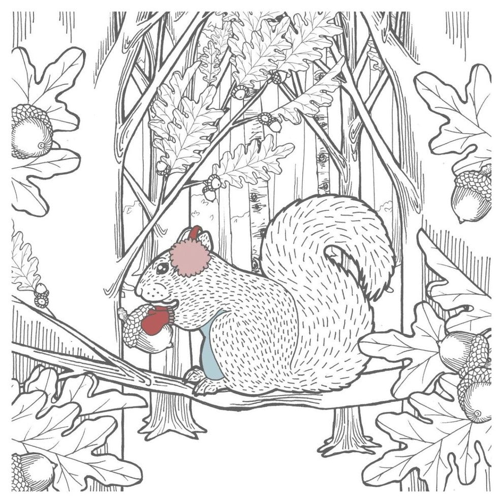 "Color the Forest Color VIII" Digital Paper Print by Elyse DeNeige, 42"x42"